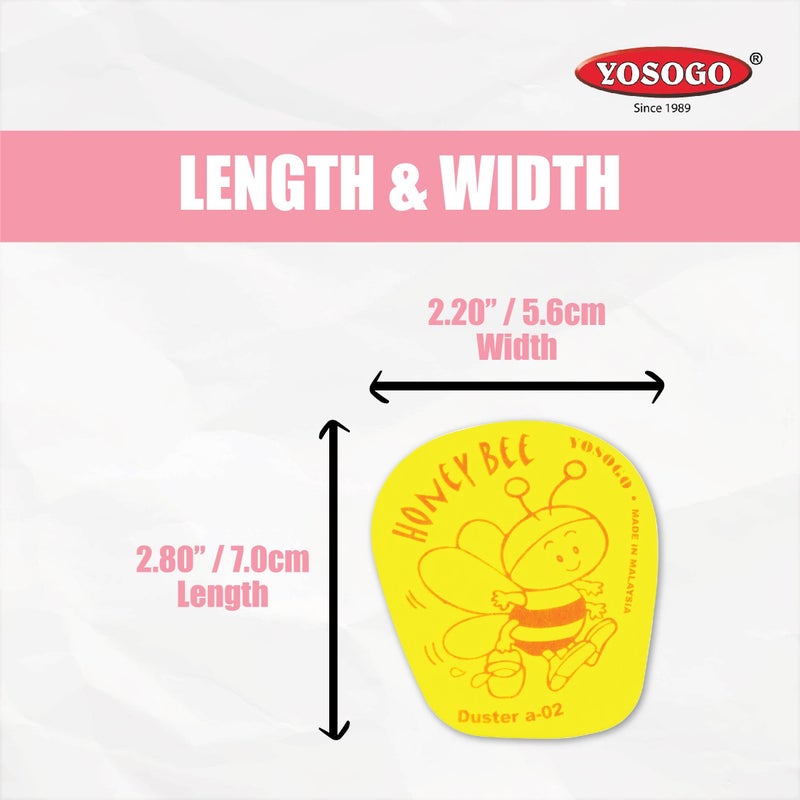 Yosogo Small Kiddy Dry Erase Whiteboard Eraser, Pack of 12 - Image 3